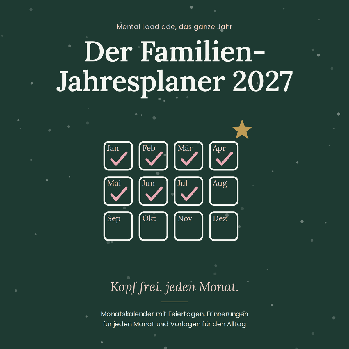 Familien-Jahresplaner 2027